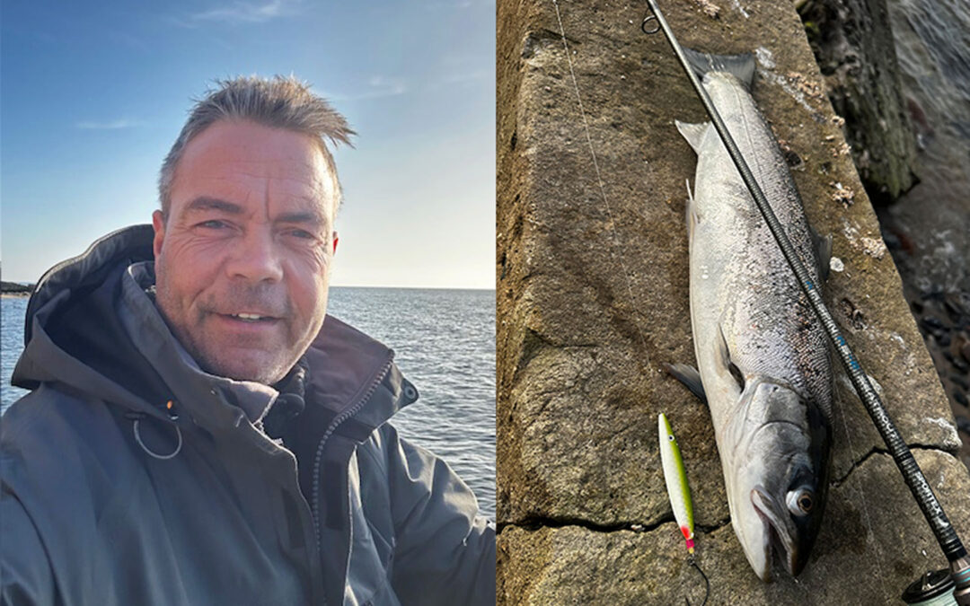 Jan Beir Rasmussen med sin smukke kysthavørred fra Møn