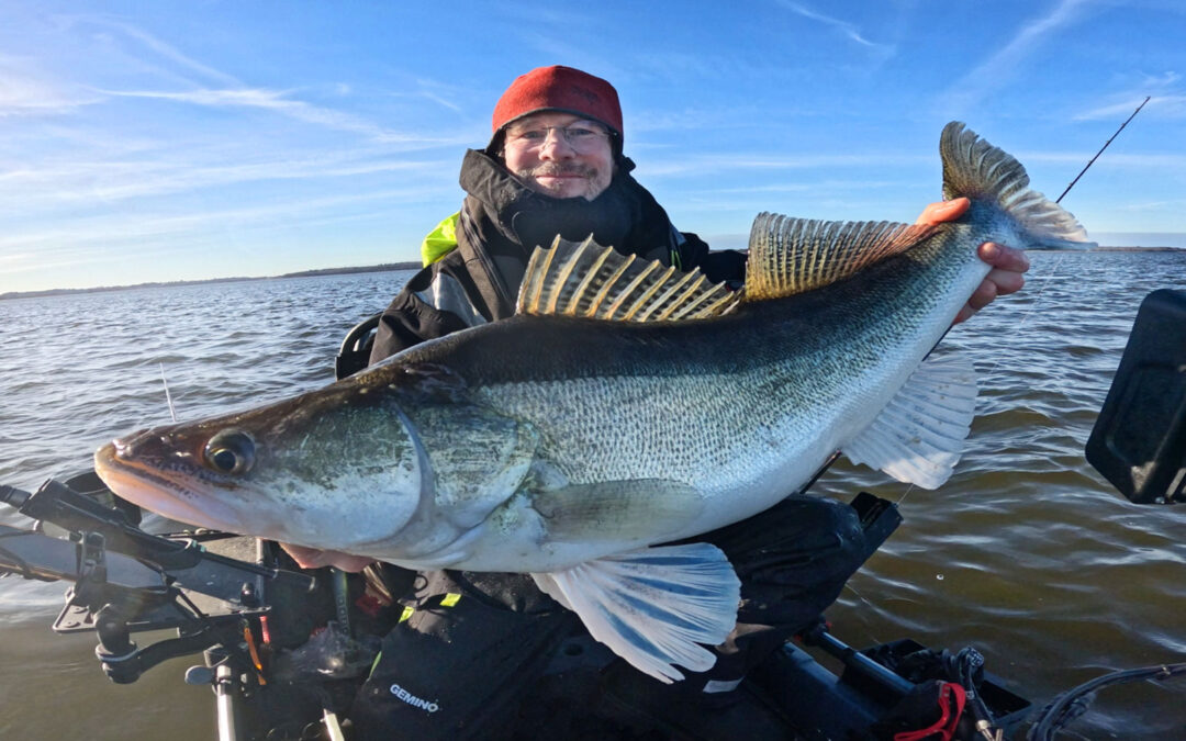 Jens Bursell med en flot sandart.