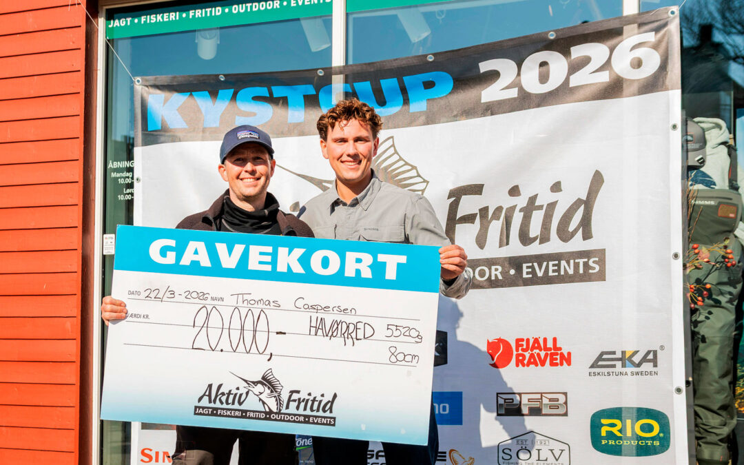 Thomas Caspersen blev vinder af Kystcup 2026.