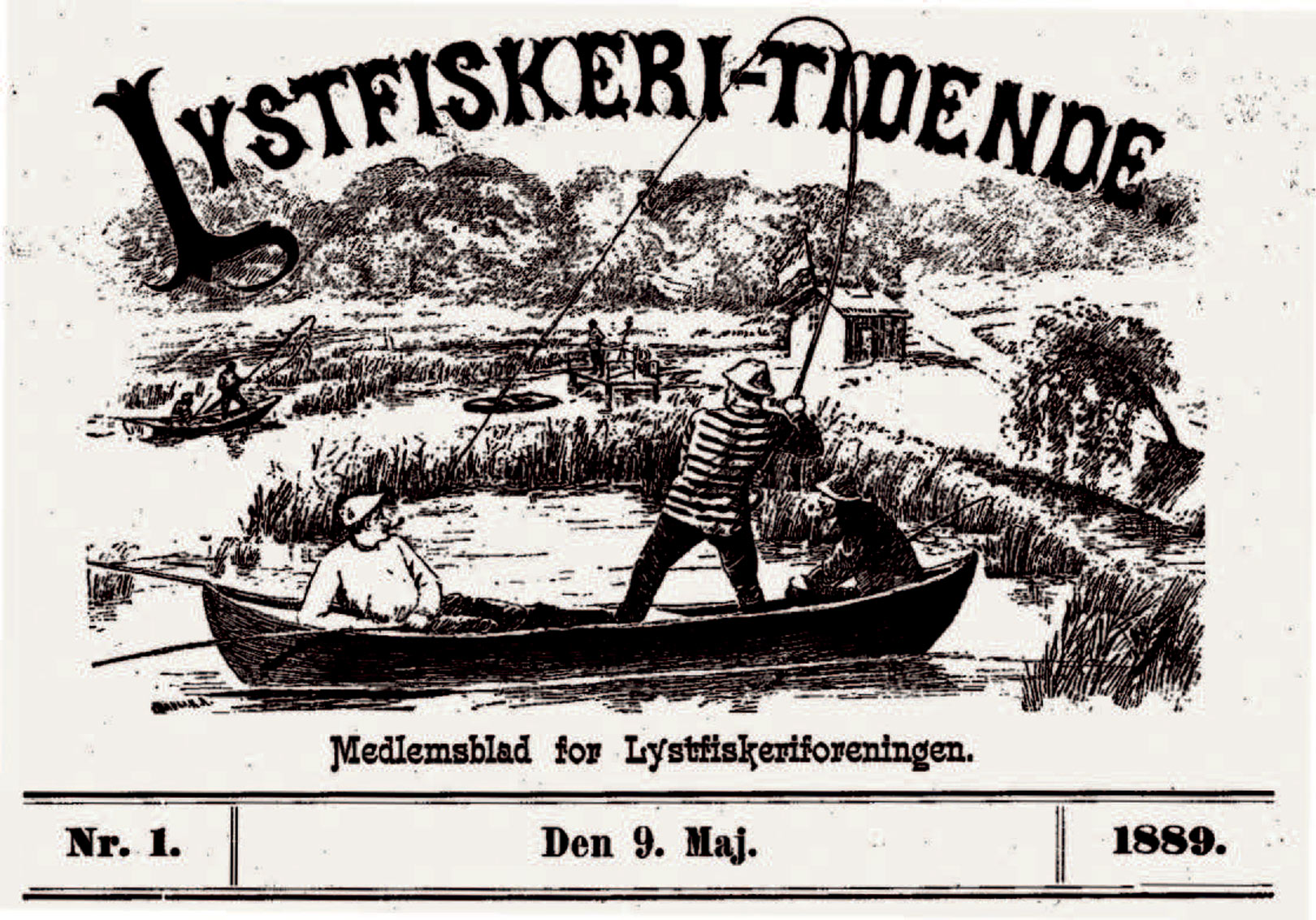 I 1889 udkom det første nummer af Lystfiskeri-Tidende. Det er verdensældste fiskeblad. Og det udkommer stadig. Du kan finde elektroniske udgaver af bladet på lystfiskerforeningen.dk