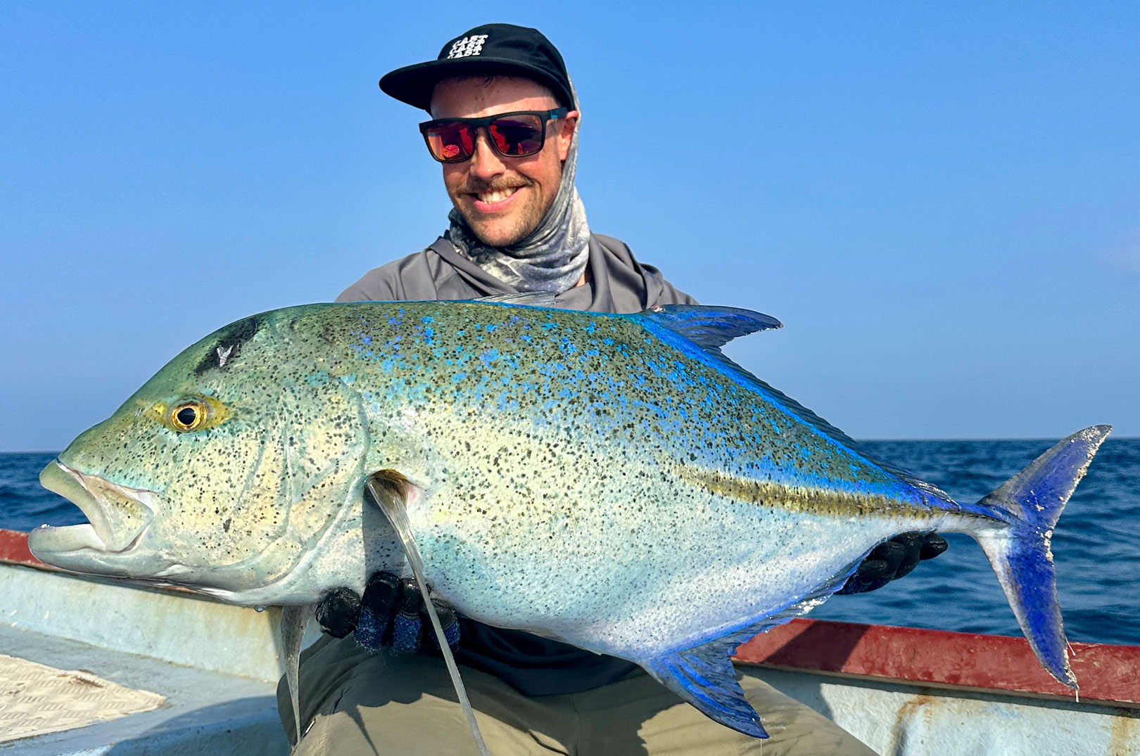 Endnu en bonusfisk – Bluefin Trevally fighter fantastisk!