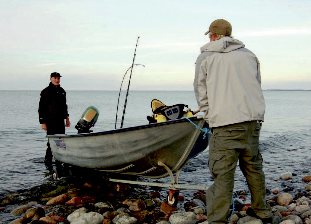 En alujolle, som denne fra Linderer lette og lige til at smide i vandet til en kort udflugt.