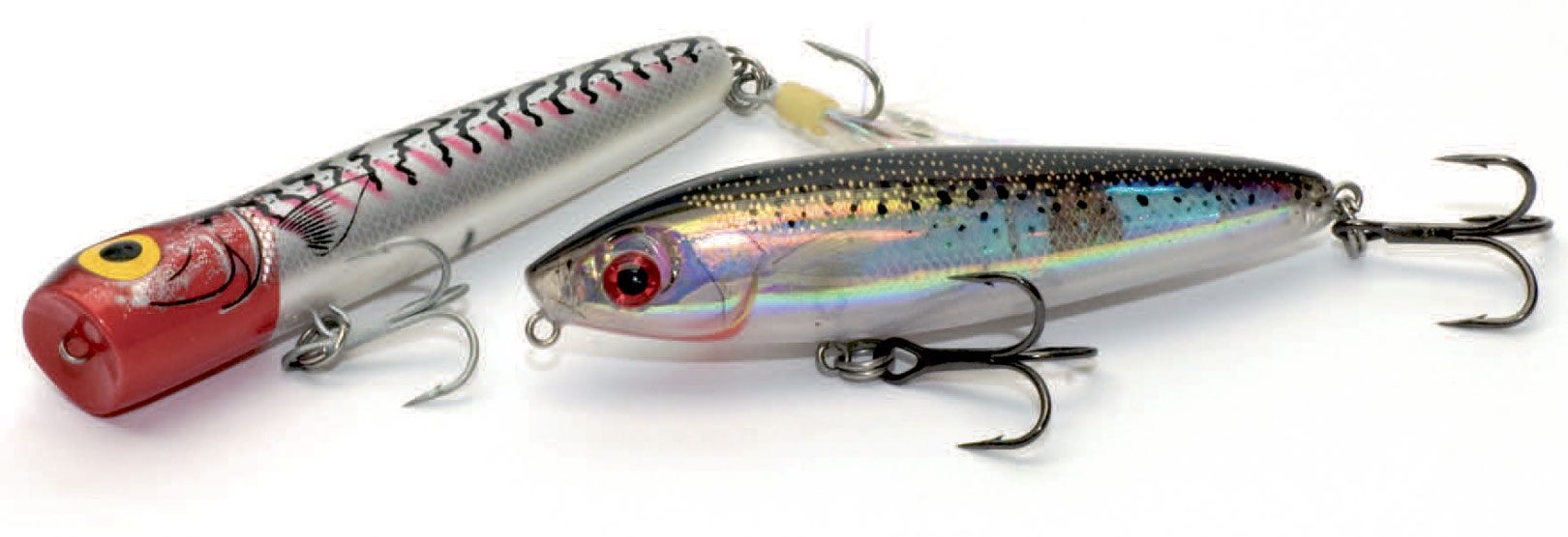 Storms Rattlin Chug Bug ogRapala Skitter Walk er blandt Erik Simonsens favorit agn.