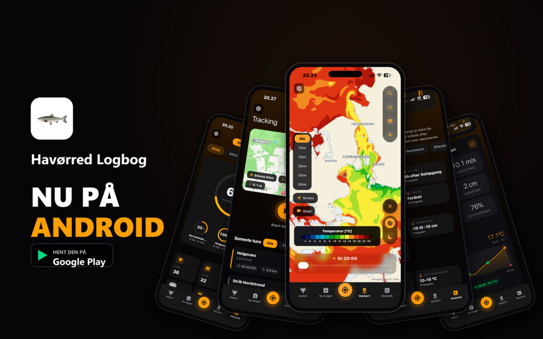 SÅ ER ANDROID VERSION AF HAVØRRED LOGBOGEN KLAR
