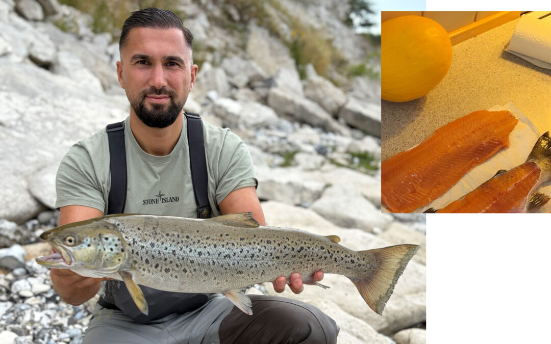 Yavuz Demiraslan med sin flotte kystørred fra Stevns.