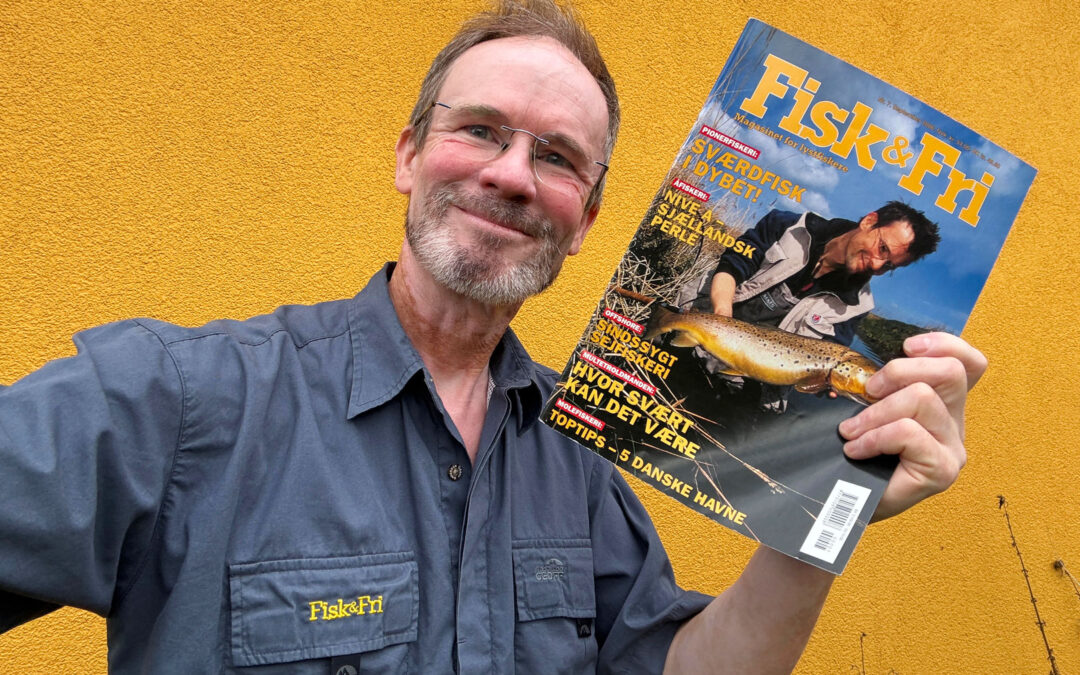 Jens Bursell med sit første blad som redaktør i 2006.